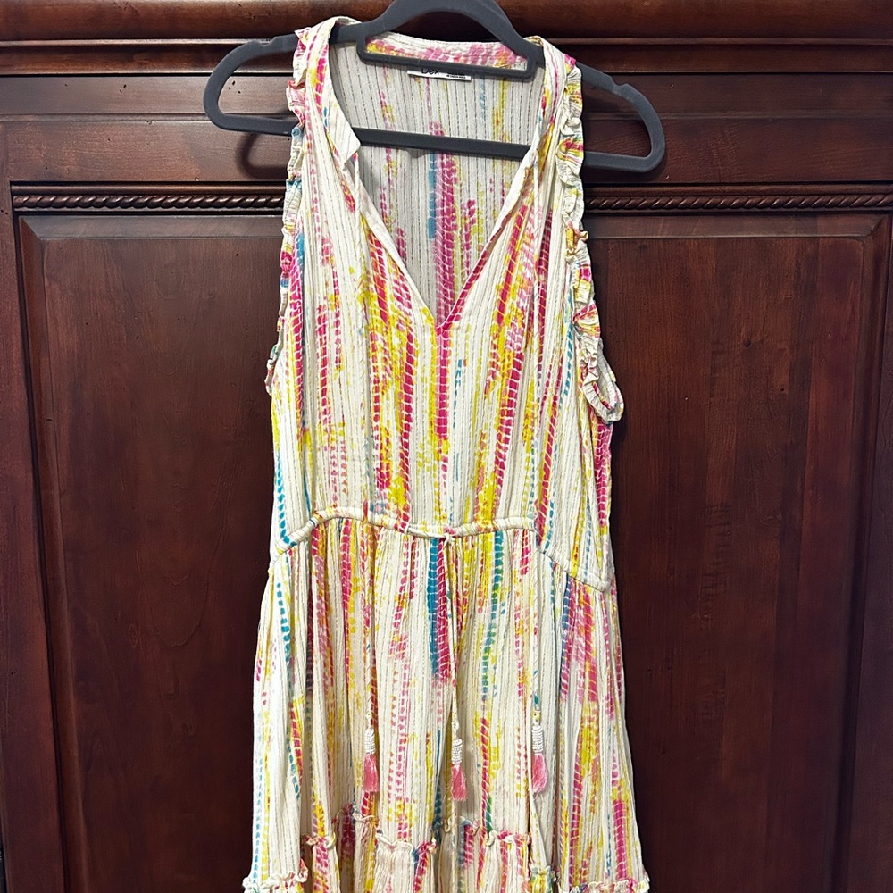 DEX multicolor adjustable dress